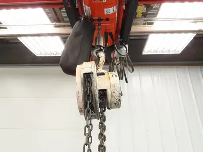 CM Cyclone 1 Ton 2000Lb Manual Chain Fall Hand Hoist 20' 5" Lift