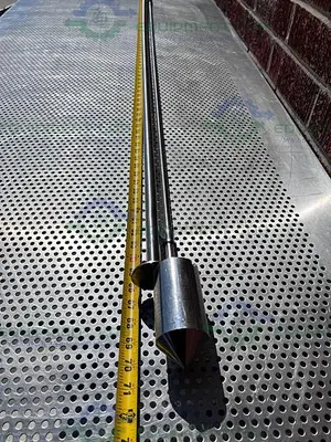 Stainless Steel  Pointed-Plunger Lance Sampler Probe w/ 65" Rod
