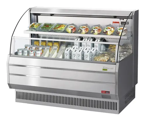 Turbo Air TOM-60LS-N 63 3/8" Horizontal Open Air Cooler w/ (2) Levels, 115v