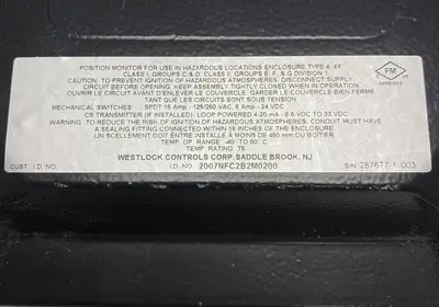 New | in-Stock WESTLOCK CONTROLS 2007NFC2B2M0200 Misc Electrical & Power Parts Ohio US | Surplus Asset Holdings #1241870