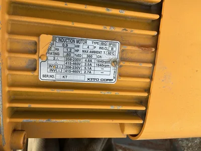 Yale 38′ Bridge Crane Harrington NER010L 1 Ton Electric Chain Hoist