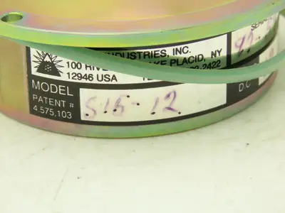 Placid Industries S15-12 Electro Magnetic Stator Clutch/Brake 12VDC