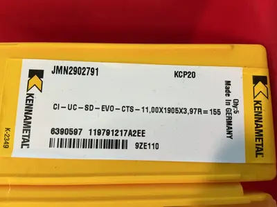 Used KENNAMETAL JMN2902791 / KCP20 Tooling & Accessories (Other) Ohio US | HGR 24 #1487026