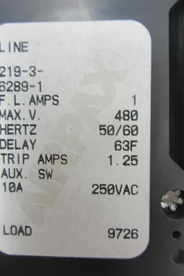 NEW AIRPAX 219-3-6289-1 CIRCUIT BREAKER 219362891
