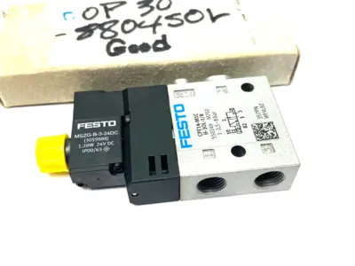 USED FESTO SOLENOID VALVE 3/2 OPEN, MONOSTABLE 550249