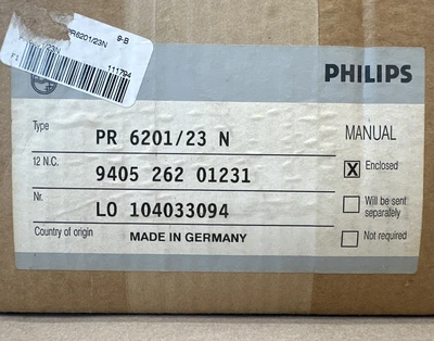 NEW Philips PR 6201/23 N