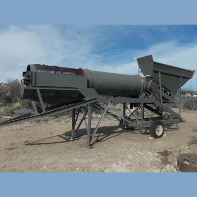 30in Dia. x 12.5ft Long Gold Trommel