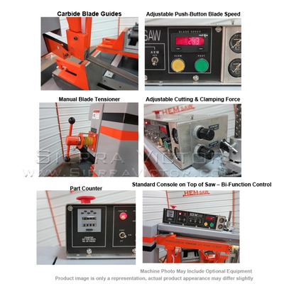 HE&M H90A-1 Horizontal Bandsaws Auto | Sierra Victor Industries (5)