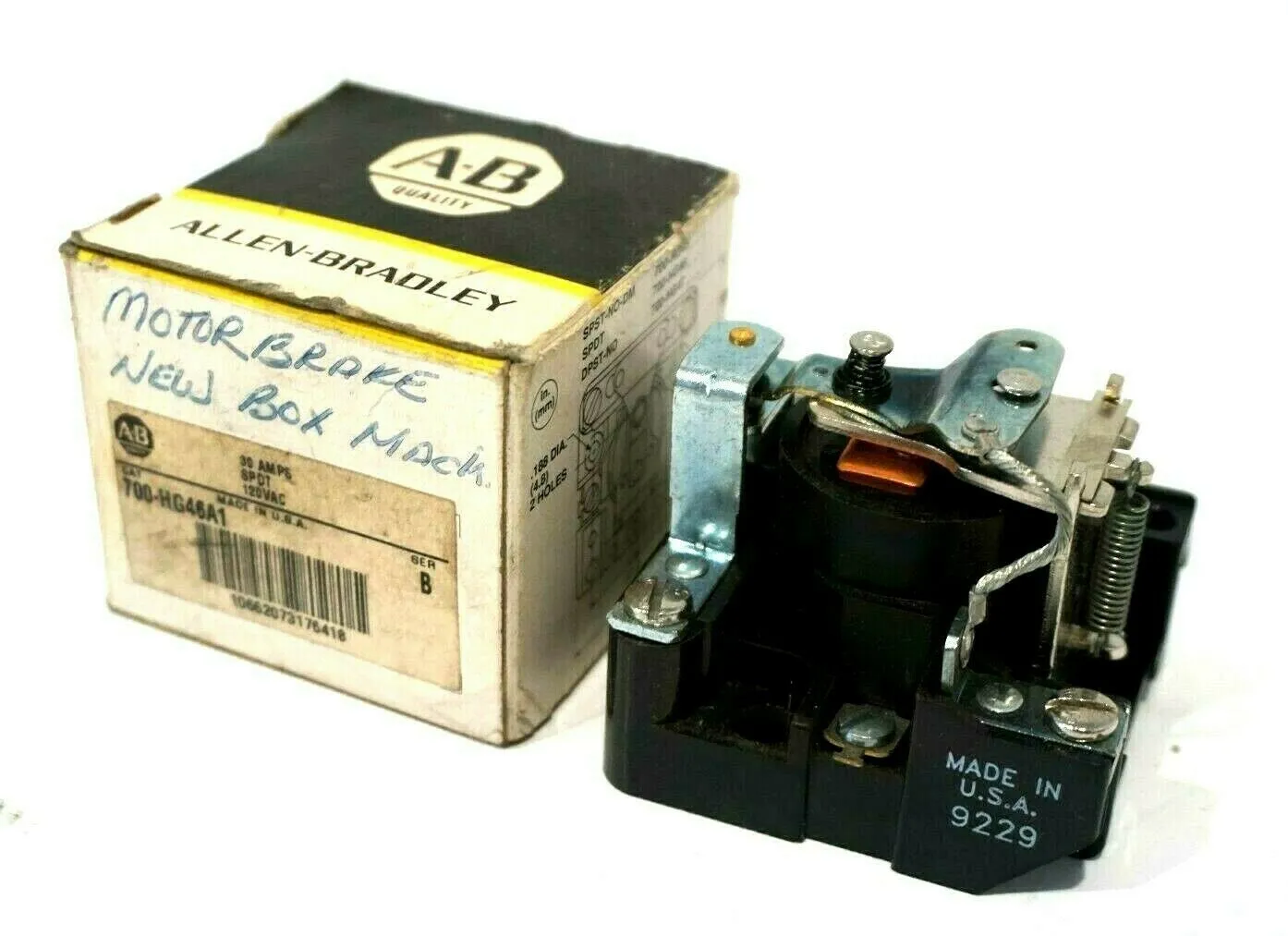 NEW ALLEN BRADLEY 700-HG46A1 POWER RELAY SER.B 700HG46A1