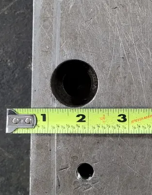 TOOLING & ACCESSORIES FIXTURE PLATE 30X24X1.5IN 3.25IN HOLE 311LB