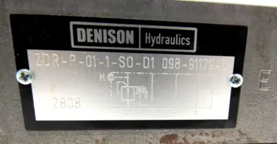 NEW DENISON HYDRAULICS ZDR-P-01-1-S0-D-1 HYDRAULIC VALVE ZDRP011S0D1
