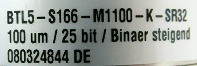 NEW BALLUFF BTL5-S166-M1100-K-SR32 MICROPULSE TRANSDUCER BTL5S166M1100KSR32