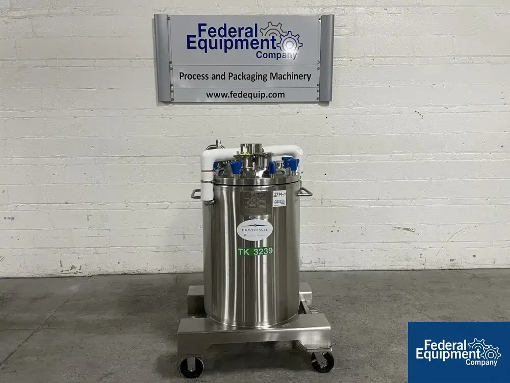 USED Precision 125 Liter Integrated Biosystems Cryovessel, 316L S/S, 50/65#