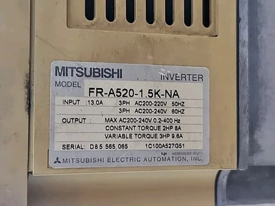 USED Mitsubishi Electric FR-A520-1.5K-NA