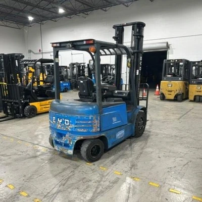 Used 2020 BYD ECB35 4-Wheel Sit down Electric Counterbalance Forklifts British Columbia CA | Leavitt Machinery #1443732