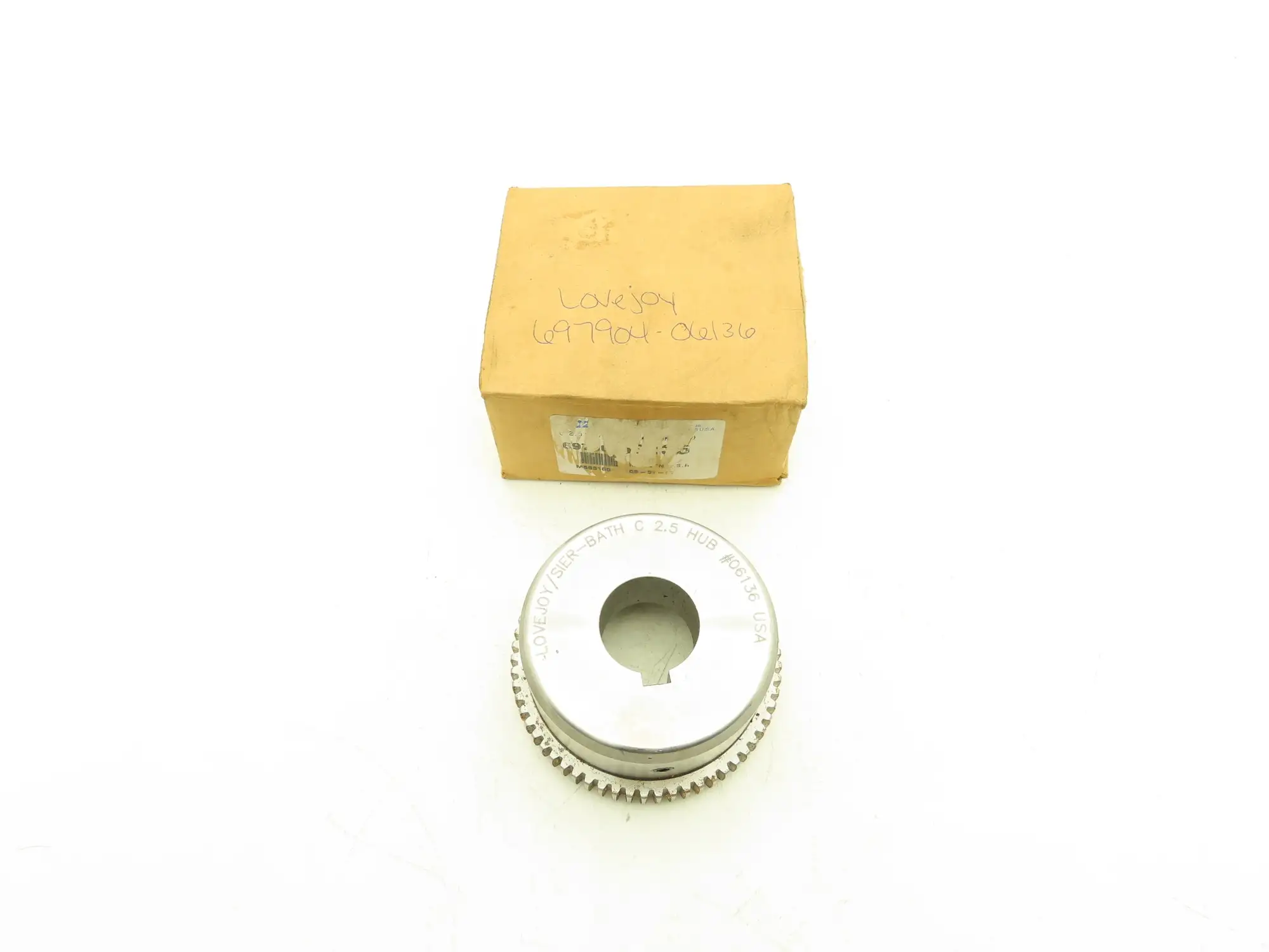 Lovejoy Sier-Bath C 2.5 HUB 1-1/2 Gear Coupling Flex Hub 1.5" Bore 69790406136