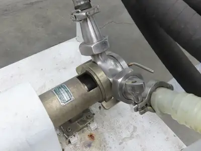 Jabsco 15050-0665 Pureflo Sanitary Flexible Impeller Centrifugal Pump 2"ACME 3Hp