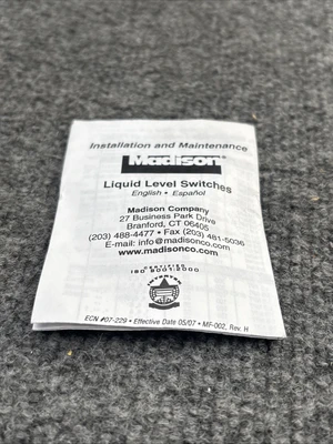 Used Madison M5600-PR Sensors California US | Davliegogo LLC #1705739