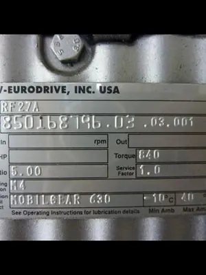 USED SEW EURODRIVE DFT80N4BM1HR