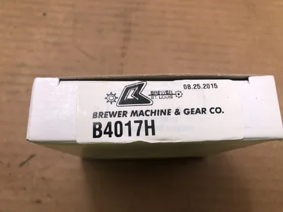 Brewer B4017H #40 Idler Chain Sprocket 0.5000″ Pitch 0.6350″ Bore 17 Teeth -NIB