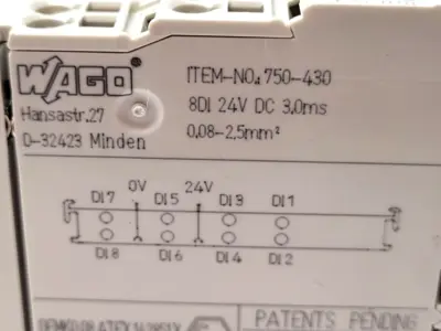 Used WAGO 750-430 PLC Input & Output | Maverick Industrial Sales #1108407