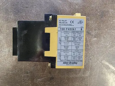 USED ALLEN-BRADLEY 700-P400A1 SER B TYPE P BULLETIN 700 AC CONTROL RELAY