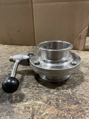 3” 316 Stainless Steel Manual Sanitary Butterfly Valve