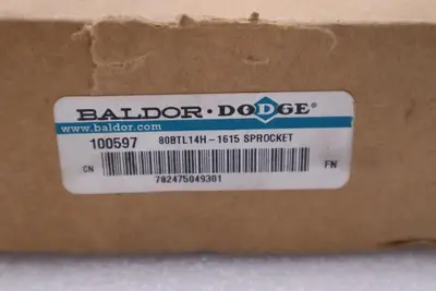 DODGE 100597 80BTL14H-1615 SPROCKET FOR 1615 BUSHING STOCK H839A