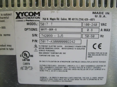 USED Xycom 5017T
