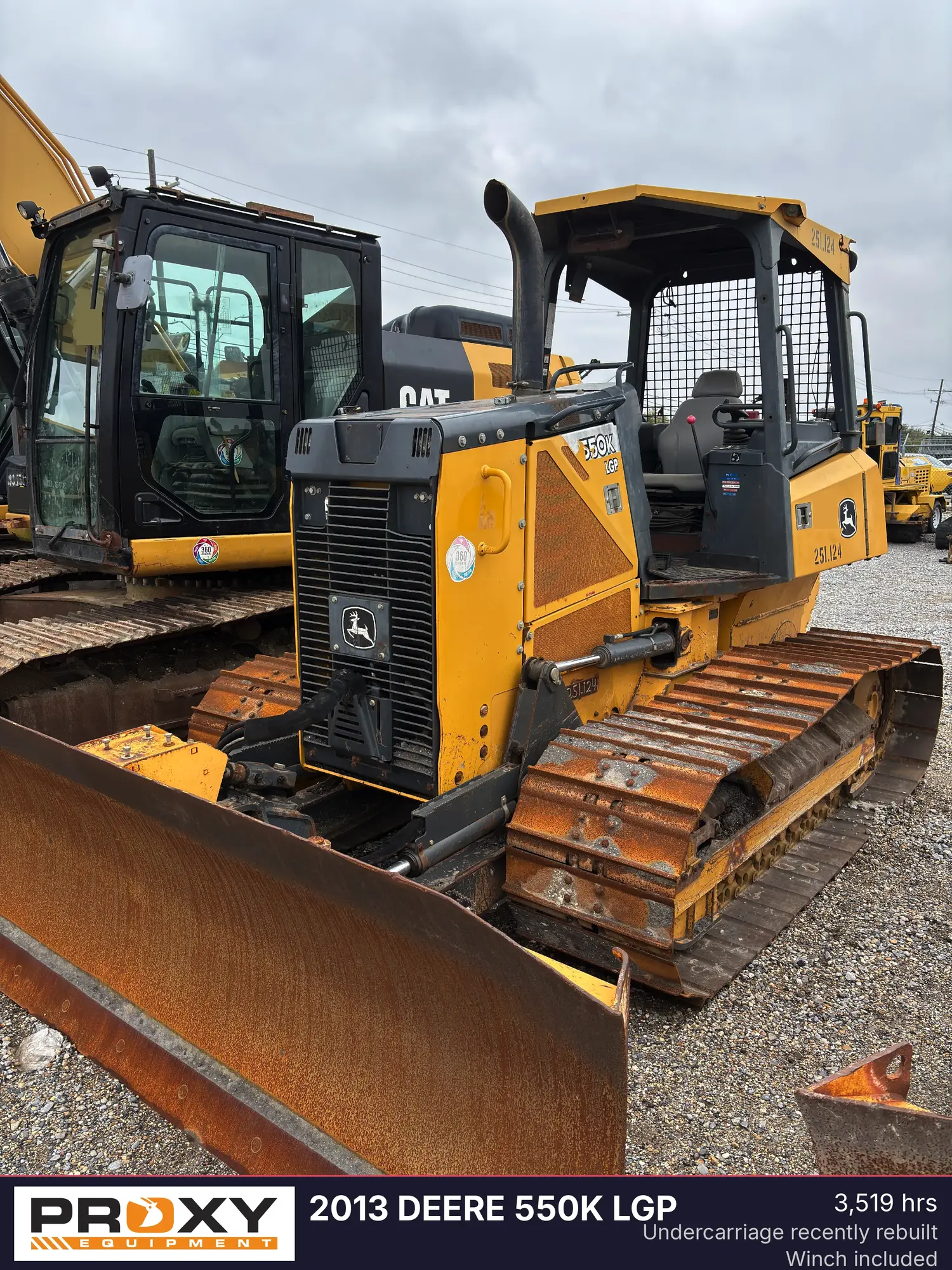 Used 2013 DEERE 550K LGP Bulldozers Louisiana US | Proxy Equipment #1381956