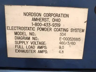 Used NORDSON N/A Paint Systems & Equipment Including Powder Coating Lines Ohio US | G-2000, Inc. #1502441
