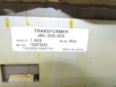 Fanuc A80L-0026-0035 Fanuc Robot Transformer 7.5kVA 3Ph HV480V/575V LV230V/240V