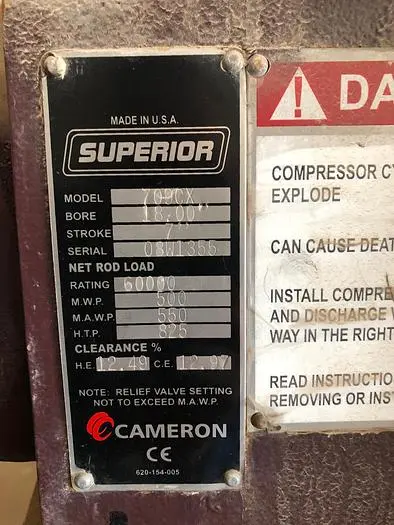 Used WHITE SUPERIOR 709CX Cylinders | Compression Source #415552