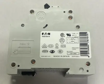 Used EATON FAZ-C20/2 Miscellaneous Equipment (Electrical & Power) | Surplus Asset Holdings #1190978