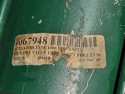 USED FISHER CONTROLS 1066SR