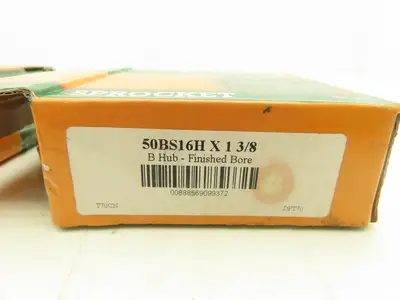 Tritan 50BS16Hx1 3/8 Sprocket Bored To Size #50 Chain 1.3750" Bore 16 T Lot of 4