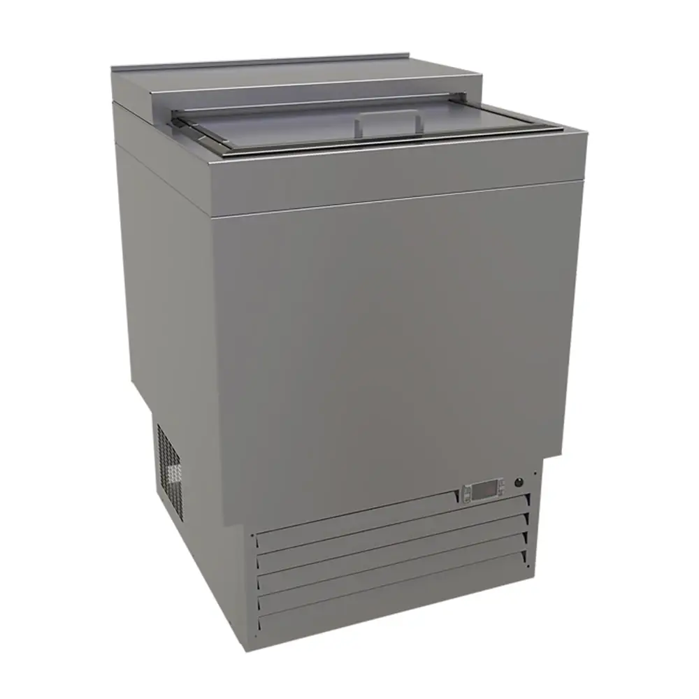 Glastender MF24-S 1 Section Glass Chiller w/ 55 Mug Capacity - Stainless, 120v