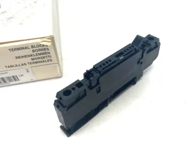 New | in-Stock Allen-Bradley Ser. A One-Circuit Fuse Block, Spring Clamp BOX OF 25 Terminal Blocks Michigan US | Maverick Industrial Sales #1389617
