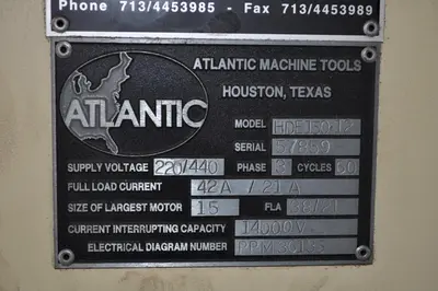 USED ATLANTIC HDE 150-12