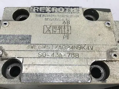 Used REXROTH 4WE6W51/AG24N9K4V Valves/Fittings Michigan US | Ideal Machinery #1285139