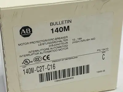 140M-C2T-C16 | Allen Bradley  Ser. C Circuit Breaker Motor Protection 10/16A 3P - New Other