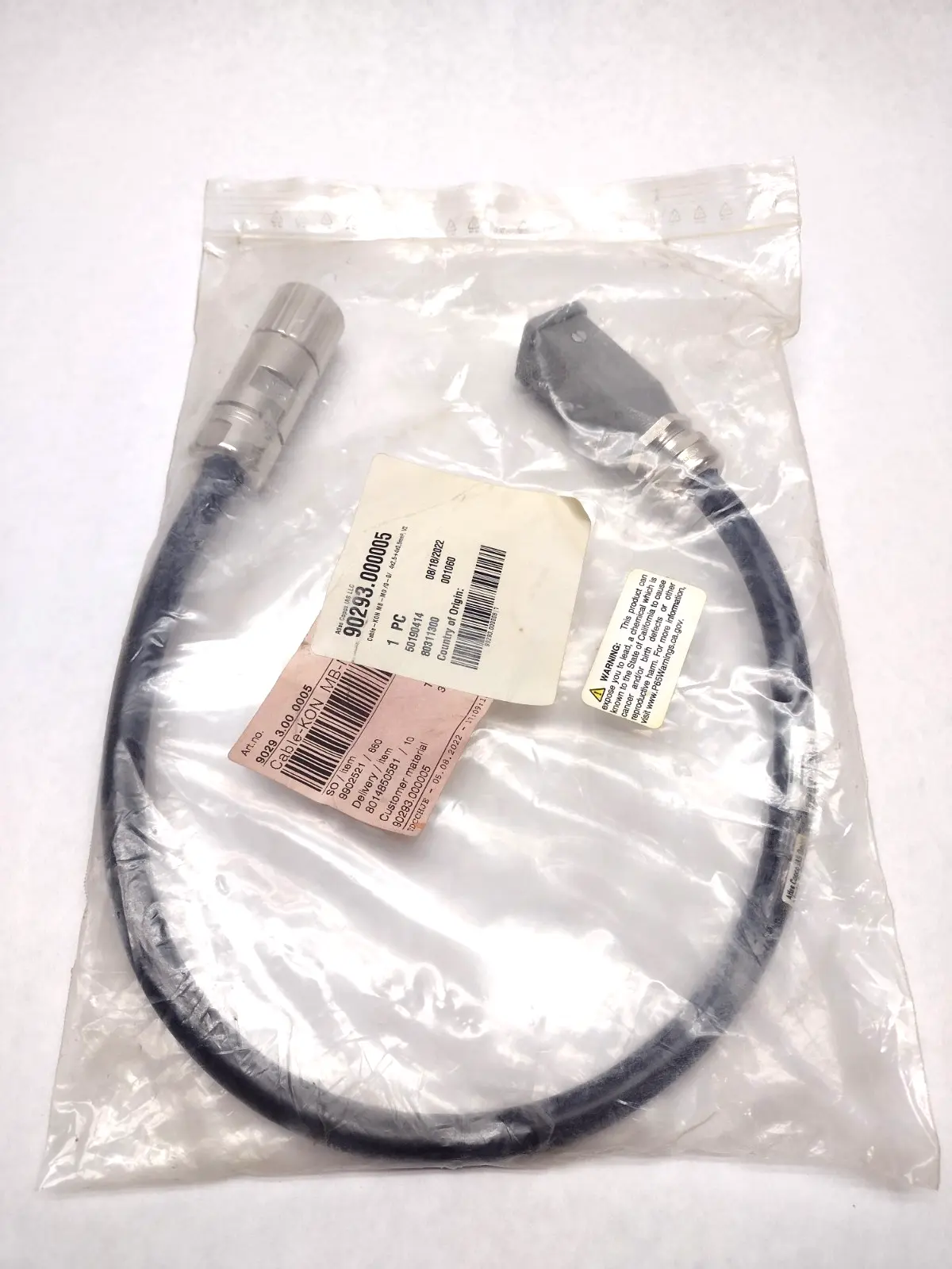 NEW ATLAS COPCO CABLE - KON MB-MO/G-G/ 4 X 2,5 + 4 X 0,5MM V2