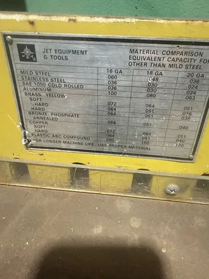 1987 JET HS-1652 Power Squaring Shears (Gauge) | Tight Tolerance Machinery (9)