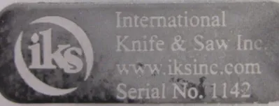 USED INTERNATIONAL KNIFE & SAW 126.006 CYLINDER SEAL GRINDER 126006