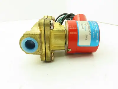 Lancer 4LE2HB3052 2-Way Skinner Solenoid Valve 3/8" NPT N.C. 0-50psi 120v