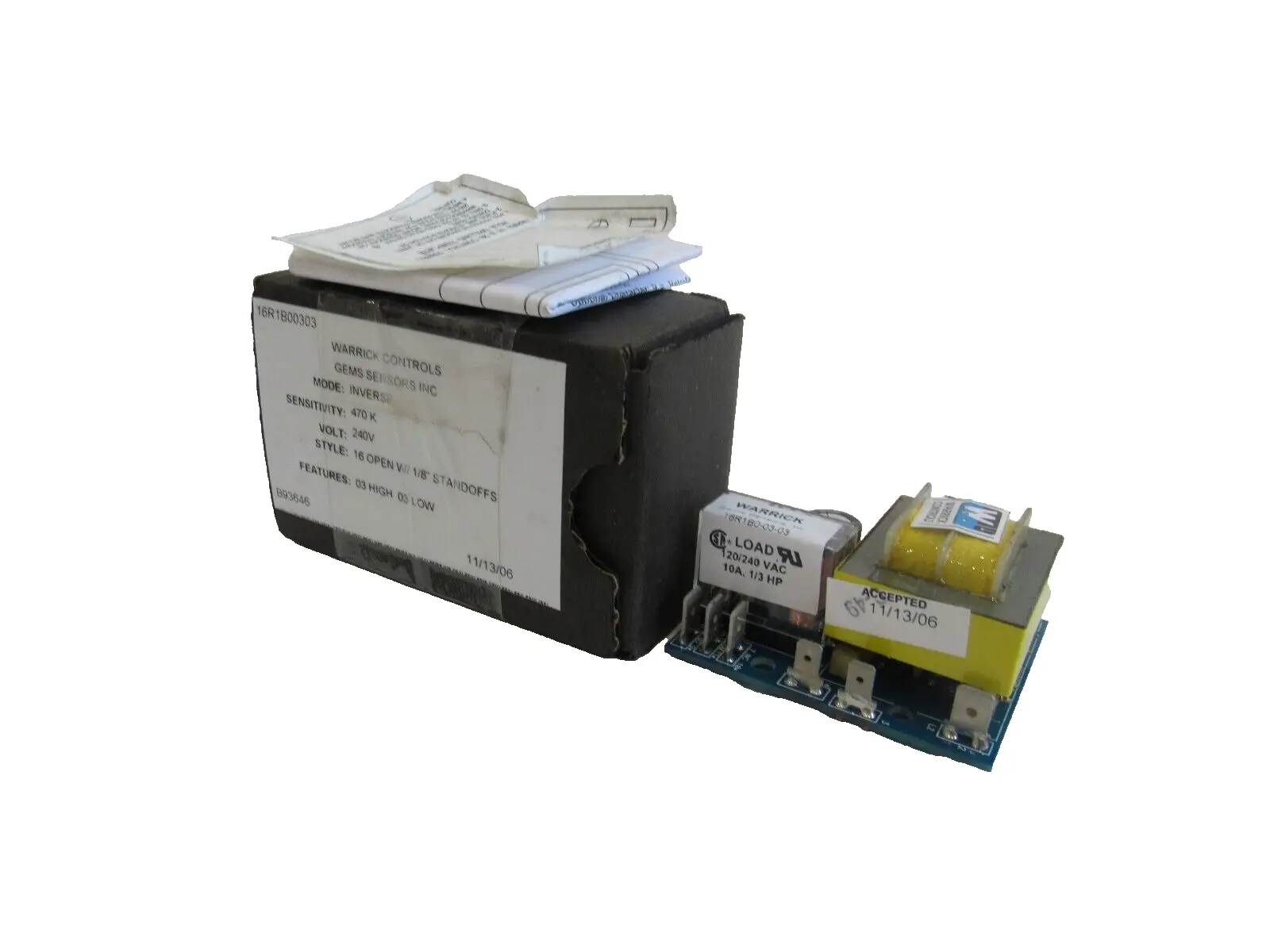 NEW WARRICK CONTROLS 16R1B0-03-03 CIRCUIT BOARD 16R1B0 0303