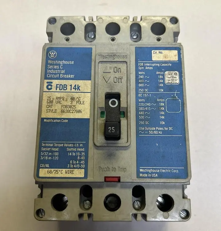 Used WESTINGHOUSE FDB3025 Miscellaneous Equipment (Electrical & Power) Ohio US | Surplus Asset Holdings #1238675