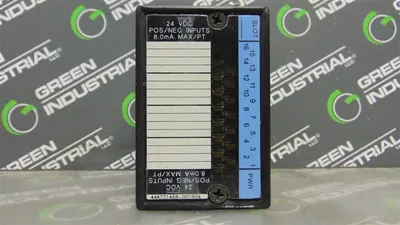 GE Fanuc IC670MDL640J 24VDC Pos/Neg Input Module Used