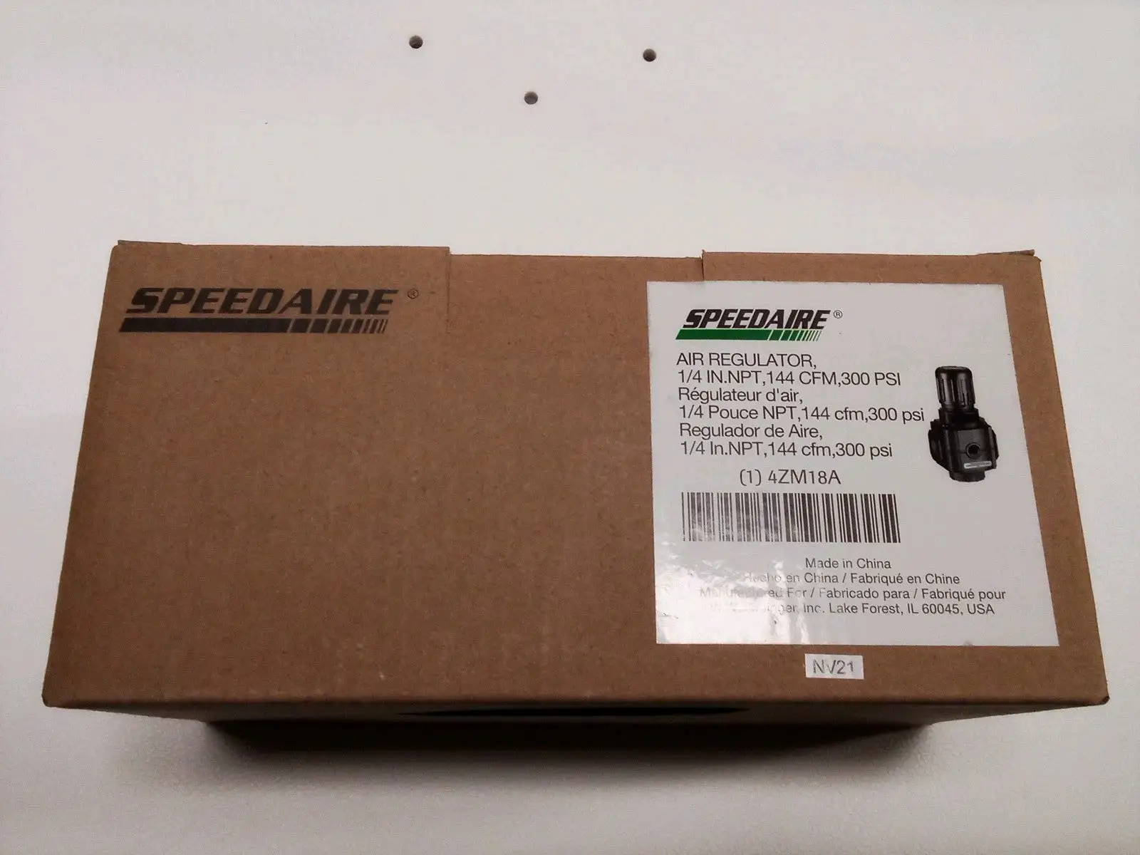 Used SPEEDAIRE 4ZM18 Air Pressure Regulators US | Infinity wholesale & Supply LLC #1305640