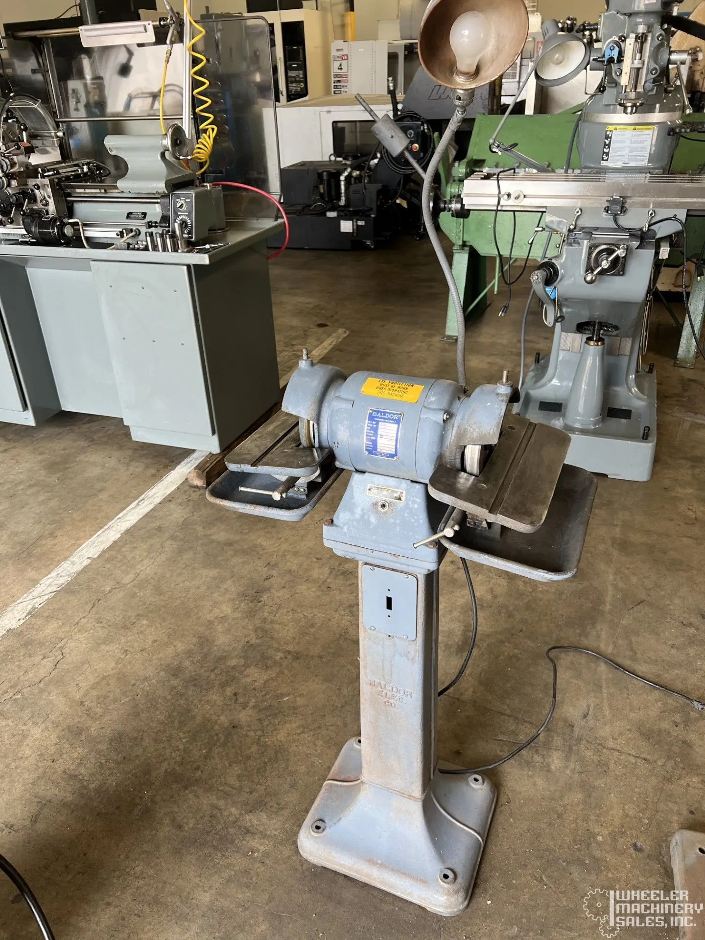 BALDOR 500 CARBIDE TOOL BENCH GRINDER 6" #7813 #2
